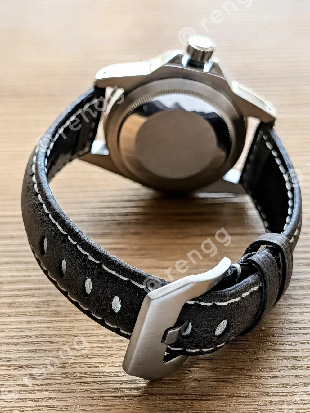 40mm Vintage Style Seiko Submariner Style Diver Mod Watch Smooth Sweep Second